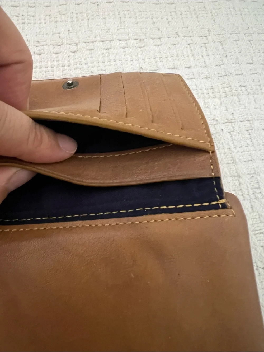 french brand ‘nat&nin’ leather card wallet